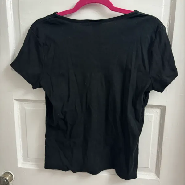 Ann Taylor Black Short Sleeve Top - Image 3