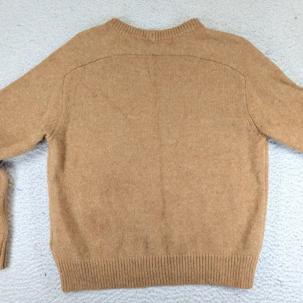J.Crew Womens Camel Merino Wool Alpaca Blend Crewneck Sweater XS BD413 - Image 9