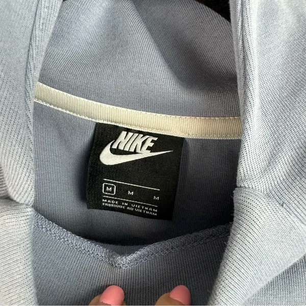 Nike Sportswear Tech Fleece Hoodie Purple Sz Medium Cropped - Image 14