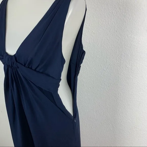 Graham And Spencer 100% Silk Deep V Neck Cocktail Party Dress‎ Small Made In USA - Image 7