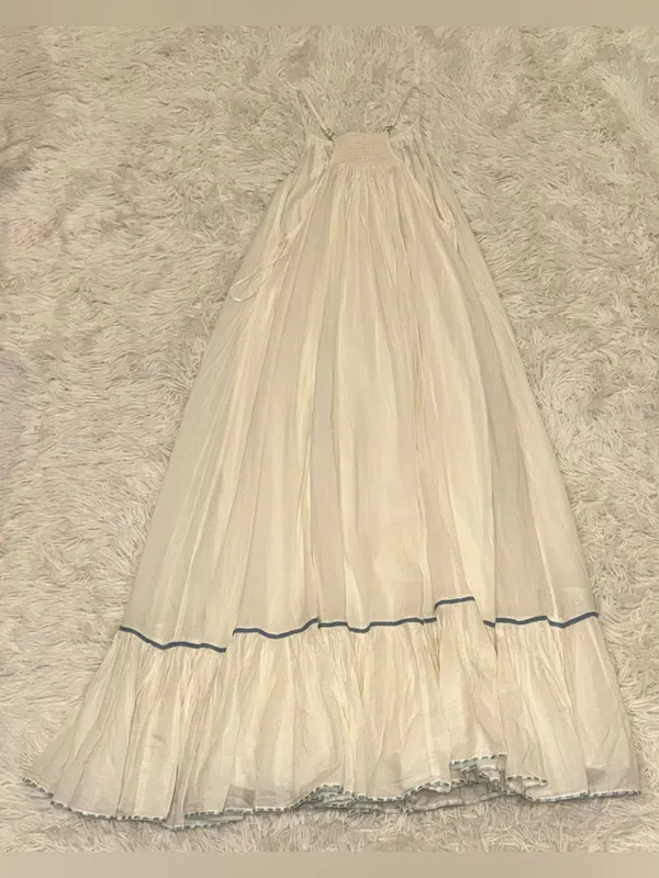 NEW FREE PEOPLE Tip Toeing Tulip Dress whisper white Sz S - Image 7