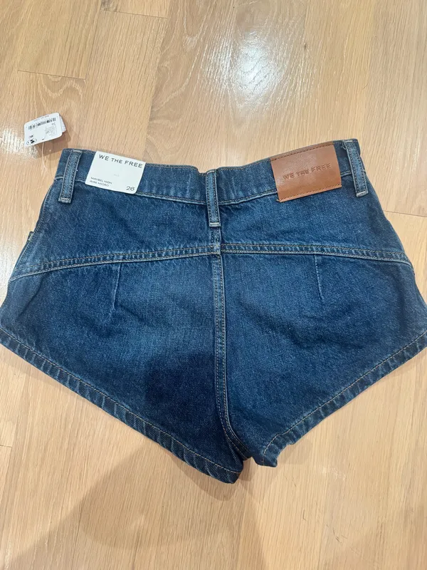 Free People Denim Shorts - Image 4