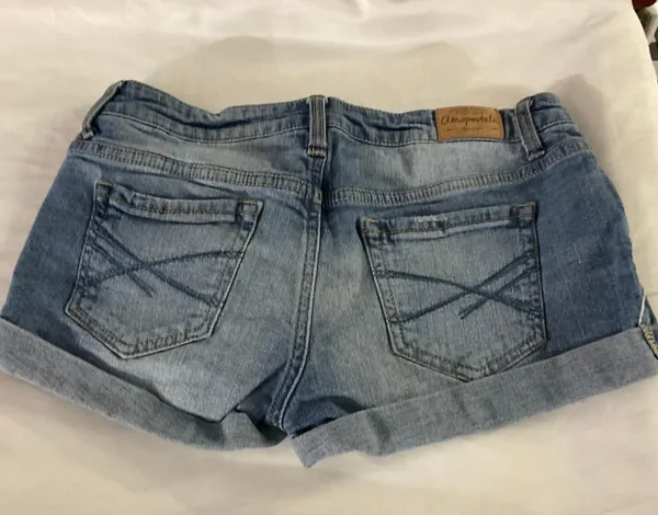 Aeropostale MIDI Denim Short Size 4 Blue - Image 2
