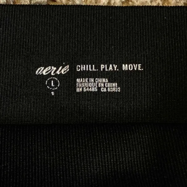 Aerie Chill Play‎ Move High Waisted Seamless Ribbed Colorblock Leggings L - Image 5