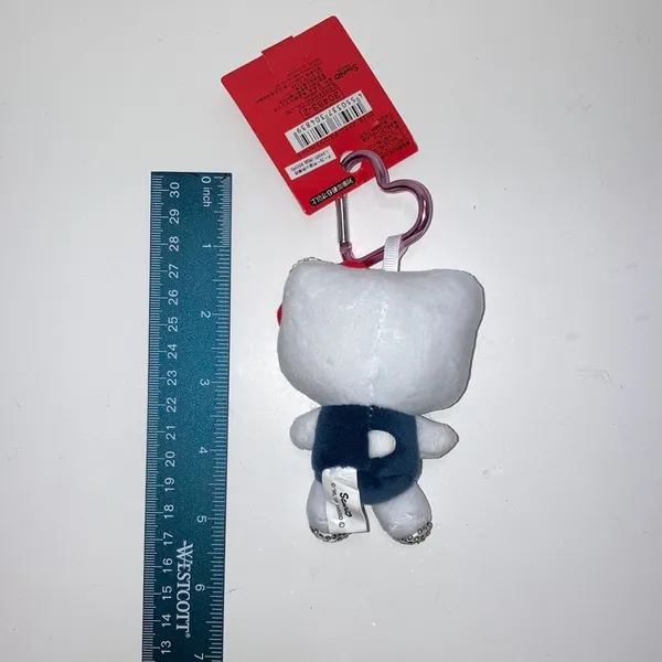 Hello Kitty White and Blue Bag Charm - Image 2