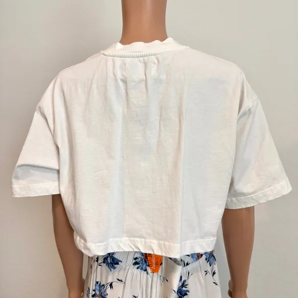 Ironwilled large oversized dagger cropped tee shirt top TB2 3531 - Image 9
