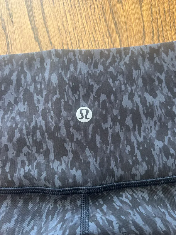 Lululemon Wunder Train High Rise Tight With Pockets 28” In Charcoal Multi - Image 4