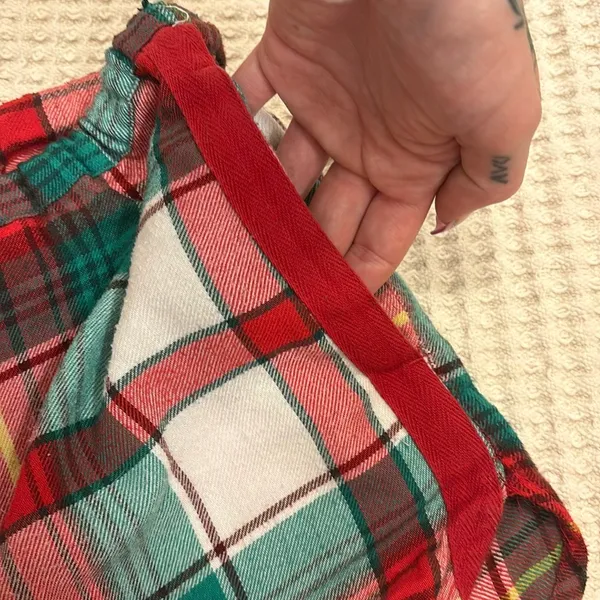 Plaid Flannel Shorts Size XS - Image 4