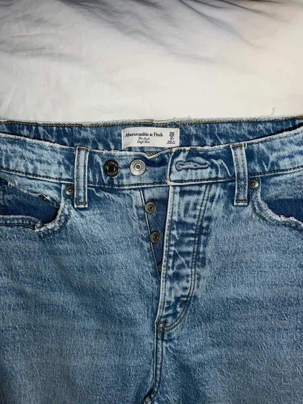 Abercrombie High Rise Dad Jean - Image 6