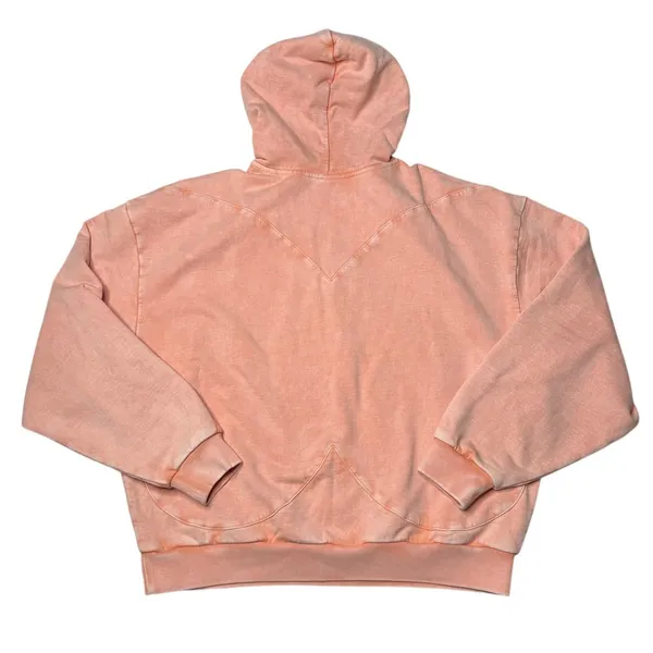 Voight By Valentina Peach Butterfly Oversized Hoodie Soft Girl Y2K NWT Small - Image 3