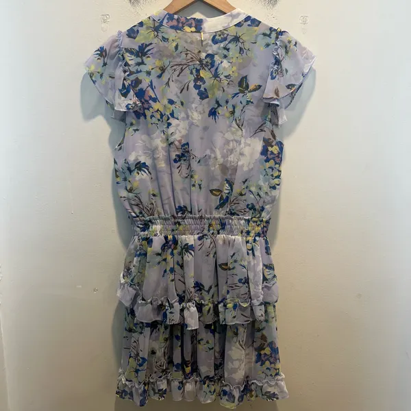 MISA LOS ANGELES- Alona Mini Dress Floral Print Size M - Image 4