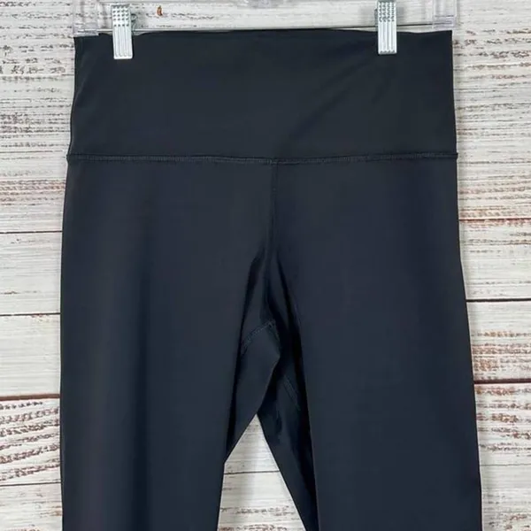 Double Zero Women's Activewear Stretch Yoga Leggings Black Large - Image 3
