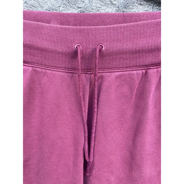 Nike Phoenix Fleece Oversized Baggy Sweatpants Joggers Size L Maroon Purple - Image 8