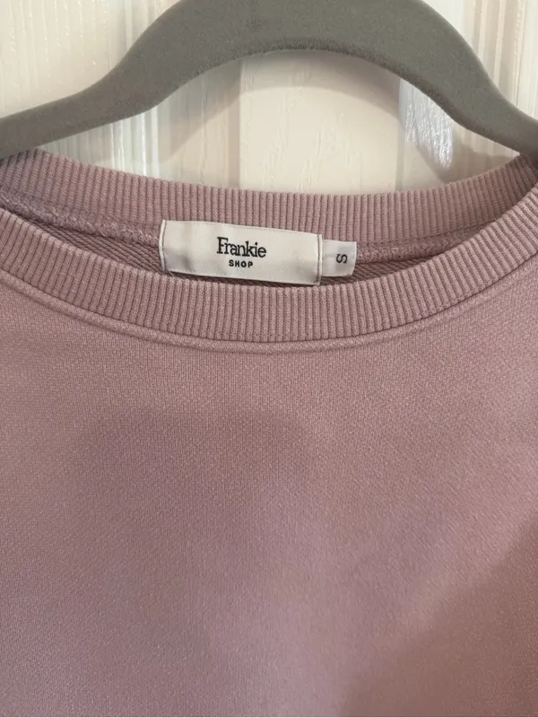 Frankie Shop Sweatshirt Dusty Pink Size Small - Image 2
