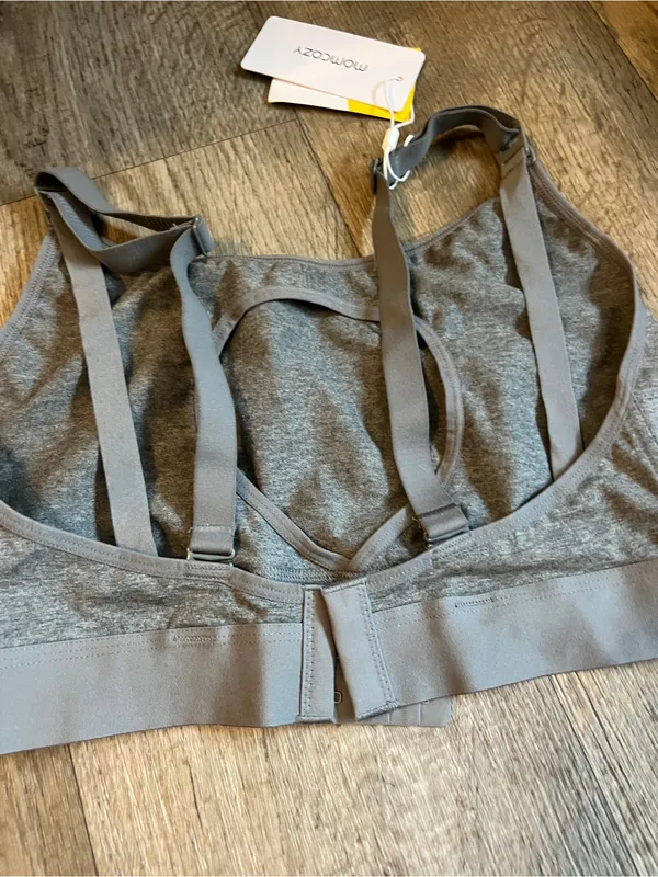 NWT momcozy Gray Maternity/Nursing Bra -‎ Seamless Comfort - Image 8