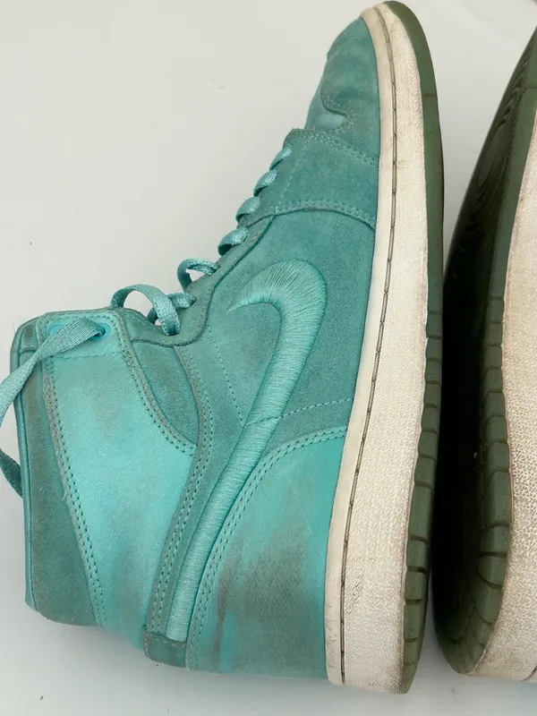 Nike Air Jordan Women’s 1 Retro High Soh Light Aqua Size 8.5 - Image 12