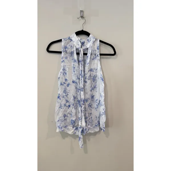Revolve Bella Dahl Tie Back Halter Sheer Top Size Small a1610 - Image 4