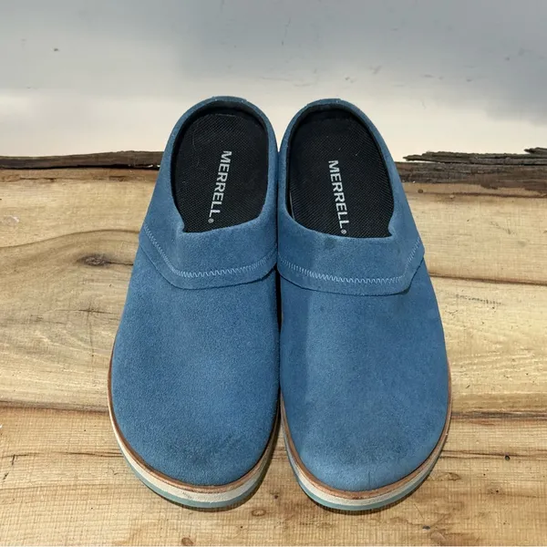 Merrell Women's Juno Clog Leather Slip-On Shoes‎ Size 7.5 A45 - Image 5