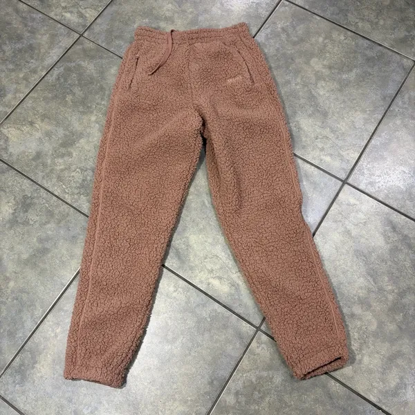 Skims teddy joggers in tigers eye Sz S Comfy Casual Lounging - Image 4
