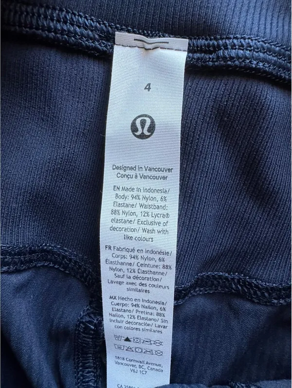 Lululemon Dance Studio Mid-Rise Pant Regular 31.5” True Navy Size 4 NWT - Image 6