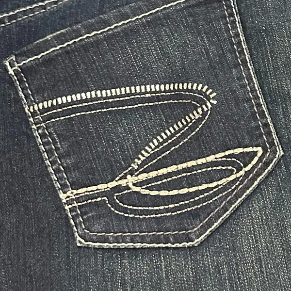 7 For All Mankind Dark Blue Flare Jeans - Image 9
