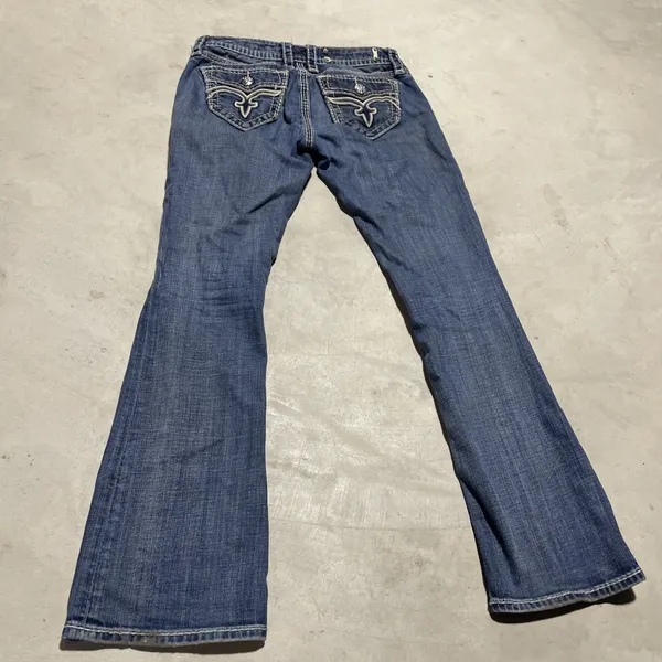 Buckle Rock Revival Women's Jeans SZ 26 Jamila Bootcut Distressed Grunge Punk - Image 4