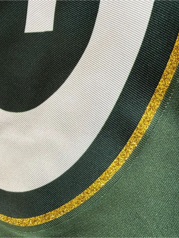 NFL Team Apparel Jersey Top Small Green Bay Packers Lace Up Tunic HiLo Sporty - Image 6
