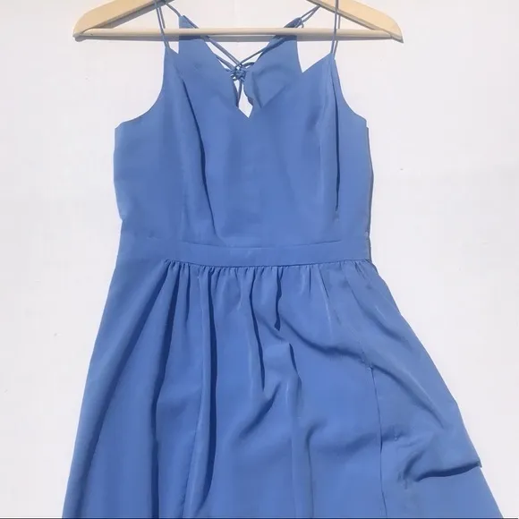 1. State Blue Strappy Back Slit Skirt Maxi Dre‎ - Image 2
