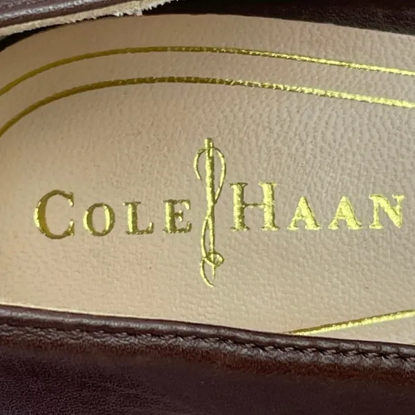 Cole Haan Chelsea Brown Buckle Almond Toe Stiletto Heels Pumps Shoes Size 8.5 - Image 6