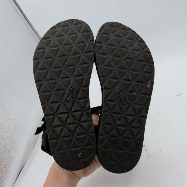 Teva Original Universal Black Sport Sandals Womens 7 1003987 Hook Loop Straps - Image 7