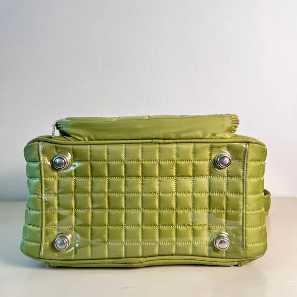 Lug Green Overnight‎ Tote Shoulder Bag Zippered Pockets Travel Bag - Image 7