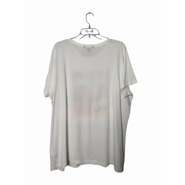 Lauren Ralph Lauren Vntg White Desert Tee Westerncore Southwestern Heritage 2X - Image 2