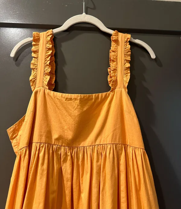 Free People Isabella Maxi Orange Dress - Image 6