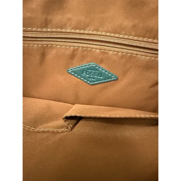 Fossil Skylar Satchel Crossbody Green Leather Handbag $198‎ F - Image 4