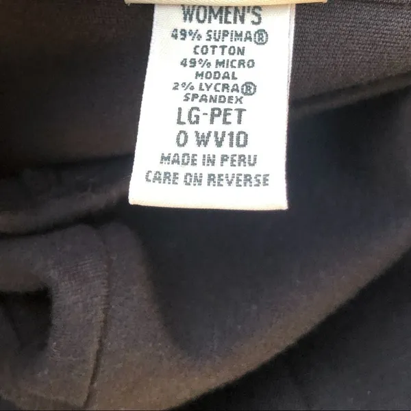 L.L. Bean Soft Cardigan Black Petite Size undefined - Image 10