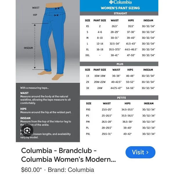 Columbia Convertible Pants Size S Omni-Shield Active Hiking Zip Women's - Image 6