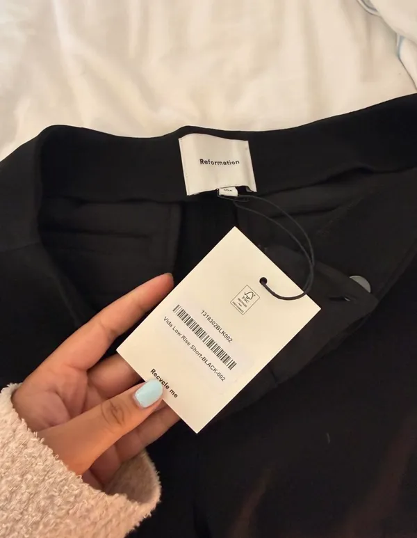 Reformation Black Shorts - Image 2
