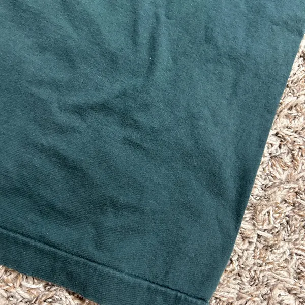 Detto Fatto Vintage Single Stitch Dark Green T-Shirt With Switzerland Embroidery - Image 9