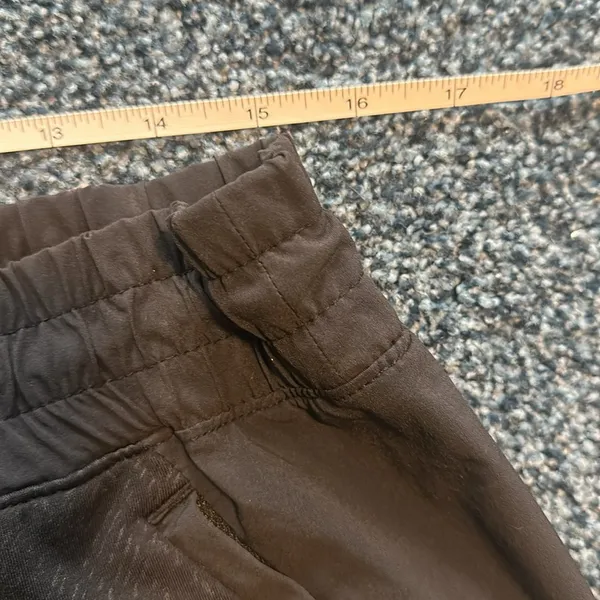 Athleta Black Joggers Pants XL elasticized waist and ankles pattern nwot - Image 6