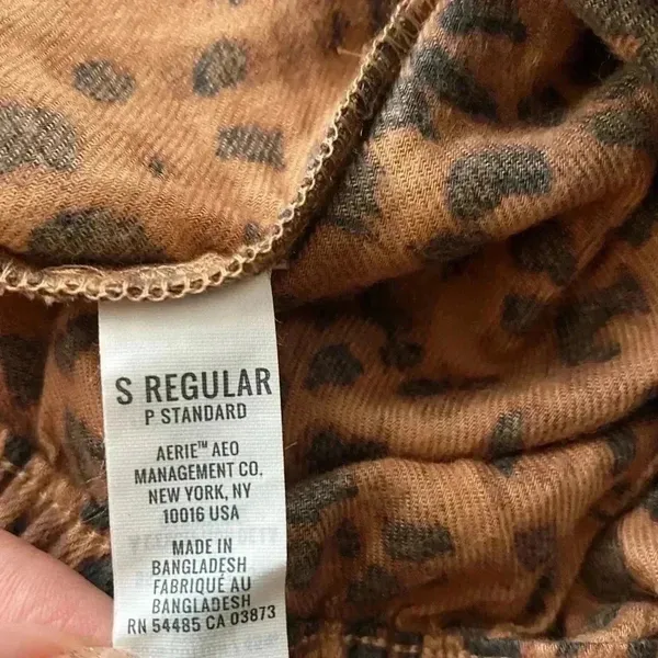 🆕 NWOT Aerie Elastic-Waist Leopard Lounge Pants S 🆕 - Image 8