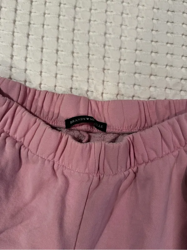 Brandy Melville Pink Jogger Sweatpants - Image 5