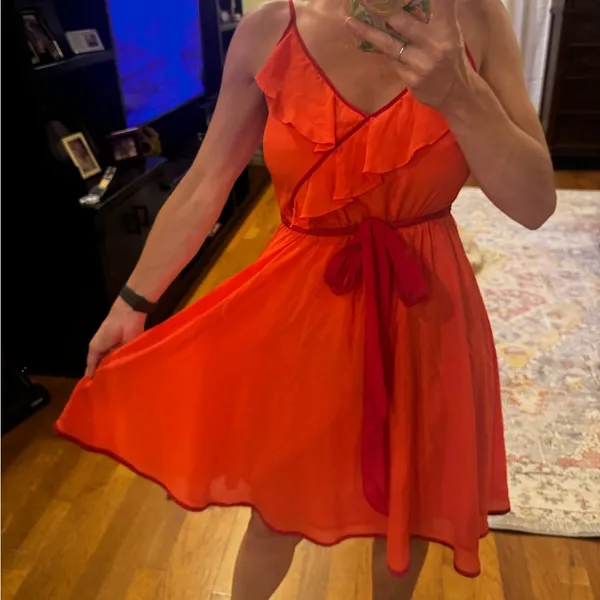 Girls from Savoy Anthropologie silk dress - Image 2