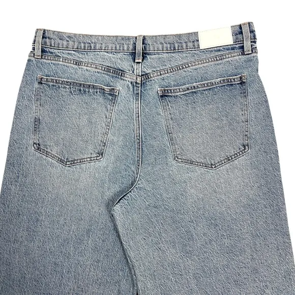 Pistola Lana High-Rise Ultra Wide Leg Jean Plus Sz‎ 33" Petite Break Light Wash - Image 6