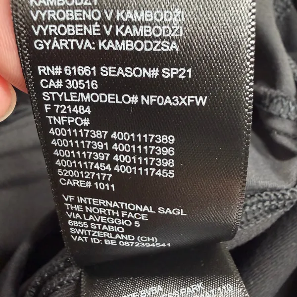 The North Face Paramount Hybrid High Rise Leggings Women’s XS Black Zip Pocket - Image 5
