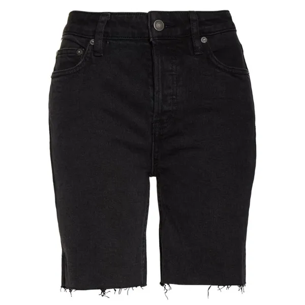 Free People Shorts Avery‎ Denim Black Ash 24 25 NWT - Image 17
