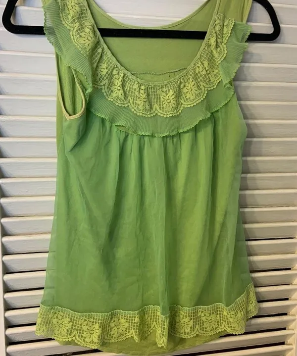 MD vintage frilly green baby doll lingerie - Image 2