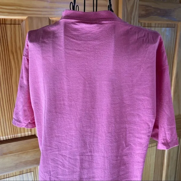 Vintage San Francisco Embroidered Floral T-shirt Pink Size Medium - Image 6