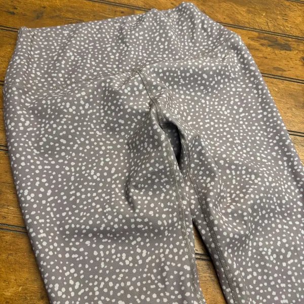 RBX Active Leggings Women Size M M‎ Grey White Speckled Print Athleisure - Image 2