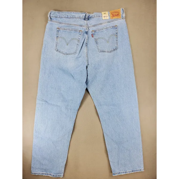 Levis 501 Original Jeans Women 16W Light Wash Blue Straight Leg Button Fly NEW - Image 3