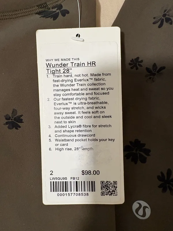 Lululemon Wunder Train HR 28" - Image 3